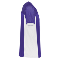 Augusta Sportswear Youth Reversible Flag Football Jersey, Purple / White, Right Sleeve view