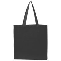 BAGedge Canvas Promo Tote, Black, Front view