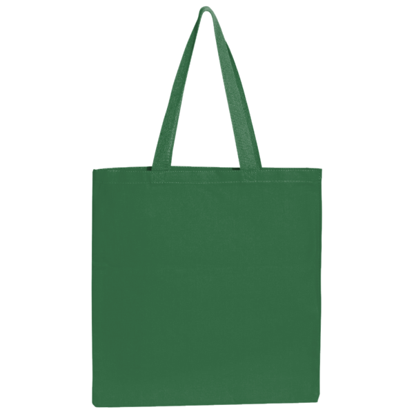 BAGedge Canvas Promo Tote, Forest, Back view