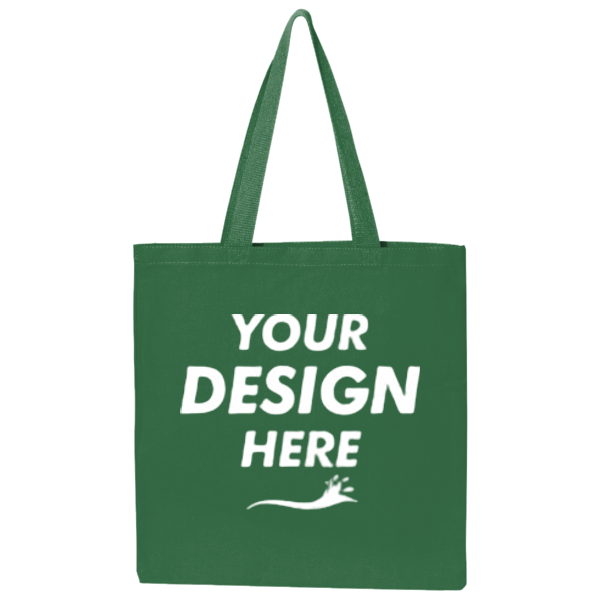 BAGedge Canvas Promo Tote, Forest, Front view, Mockup