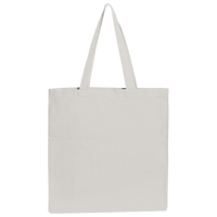 BAGedge Canvas Promo Tote, Natural, Back view