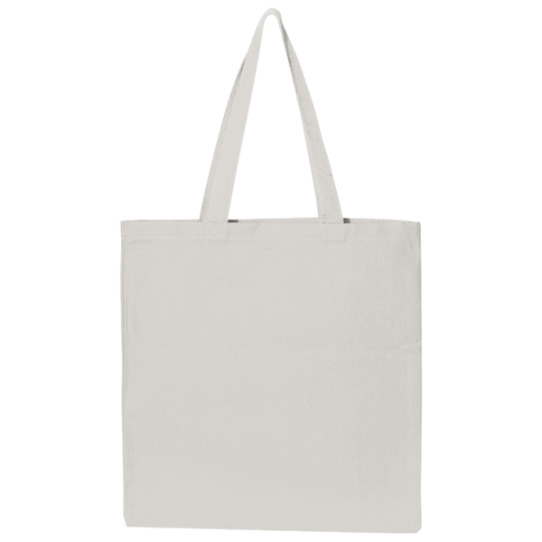 BAGedge Canvas Promo Tote, Natural, Front view