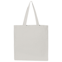 BAGedge Canvas Promo Tote, Natural, Front view