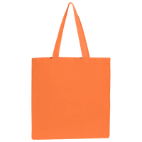 BAGedge Canvas Promo Tote, Orange, Back view