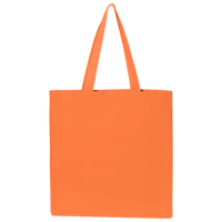 BAGedge Canvas Promo Tote, Orange, Front view