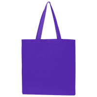 BAGedge Canvas Promo Tote, Purple, Front view