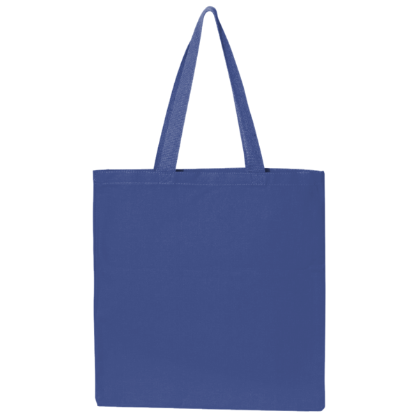 BAGedge Canvas Promo Tote, Royal, Front view