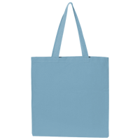 BAGedge Canvas Promo Tote, Sky Blue, Front view