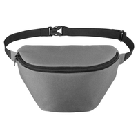 BAGedge Fanny Pack, Grey, Front view