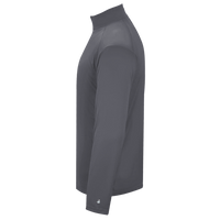 Badger Men's B-Core Quarter-Zip Pullover, Graphite / Black, Left view