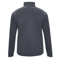 Badger Men's B-Core Quarter-Zip Pullover, Navy / Graphite, Back view
