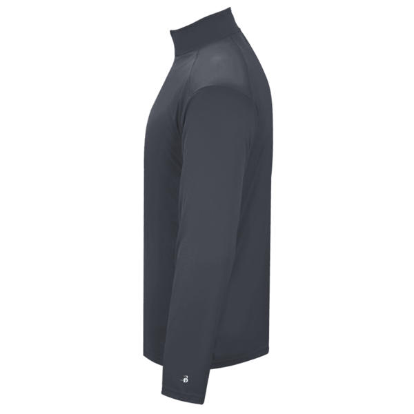 Badger Men's B-Core Quarter-Zip Pullover, Navy / Graphite, Left view