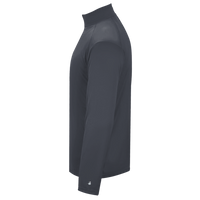 Badger Men's B-Core Quarter-Zip Pullover, Navy / Graphite, Left view