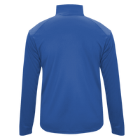 Badger Men's B-Core Quarter-Zip Pullover, Royal / Graphite, Back view