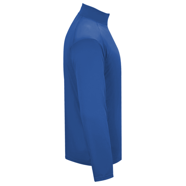Badger Men's B-Core Quarter-Zip Pullover, Royal / Graphite, Right view