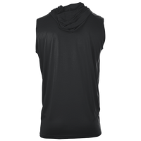 Badger Men's B-Core Sleeveless Hooded T-Shirt, Black, Back view