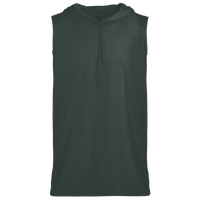Badger Men's B-Core Sleeveless Hooded T-Shirt, Forest, Front view