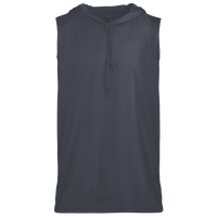 Badger Men's B-Core Sleeveless Hooded T-Shirt, Navy, Front view