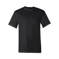 Badger Men's B-Tech Cotton-Feel T-Shirt, Black, Front view