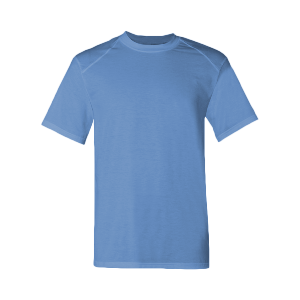Badger Men's B-Tech Cotton-Feel T-Shirt, Columbia Blue, Front view