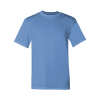 Badger Men's B-Tech Cotton-Feel T-Shirt, Columbia Blue, Front view