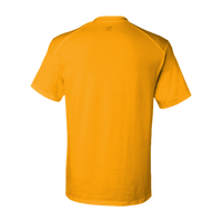 Badger Men's B-Tech Cotton-Feel T-Shirt, Gold, Back view