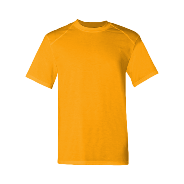 Badger Men's B-Tech Cotton-Feel T-Shirt, Gold, Front view