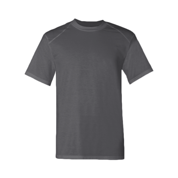 Badger Men's B-Tech Cotton-Feel T-Shirt, Graphite, Front view