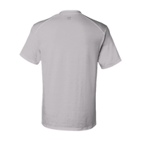 Badger Men's B-Tech Cotton-Feel T-Shirt, Oxford, Back view
