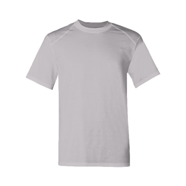 Badger Men's B-Tech Cotton-Feel T-Shirt, Oxford, Front view