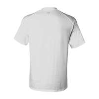Badger Men's B-Tech Cotton-Feel T-Shirt, White, Back view