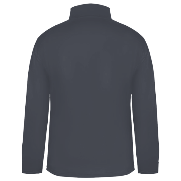 Badger Men's Performance Quarter-Zip Pullover, Navy, Back view