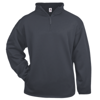 Badger Men's Performance Quarter-Zip Pullover, Navy, Front view