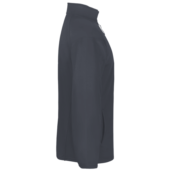 Badger Men's Performance Quarter-Zip Pullover, Navy, Right Sleeve view