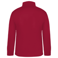 Badger Men's Performance Quarter-Zip Pullover, Red, Back view