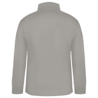 Badger Men's Performance Quarter-Zip Pullover, Silver, Back view
