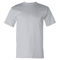 Bayside USA-Made Heavyweight T-Shirt, Ash, Front view