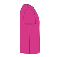 Bayside USA-Made Heavyweight T-Shirt, Bright Pink, Right Sleeve(Short) view