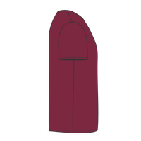Bayside USA-Made Heavyweight T-Shirt, Burgundy, Right Sleeve(Short) view