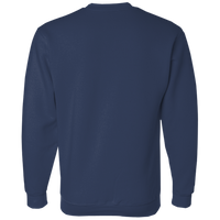Bayside Unisex USA-Made Crewneck Sweatshirt, Navy, Back view