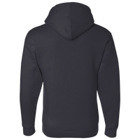 Bayside Unisex USA-Made Full-Zip Hooded Sweatshirt, Navy, Back view