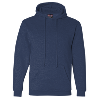 Bayside Unisex USA-Made Hooded Sweatshirt, Navy, Front view
