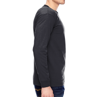 Bayside Unisex USA-Made Long Sleeve T-Shirt, Navy, Right Sleeve (Long) view