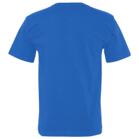 Bayside Unisex USA-Made Midweight Pocket T-Shirt, Royal, Back view