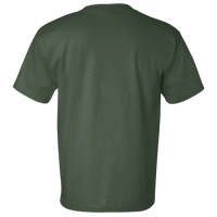 Bayside Unisex USA-Made Pocket T-Shirt, Forest Green, Back view