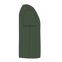 Bayside Unisex USA-Made Pocket T-Shirt, Forest Green, Right Side view