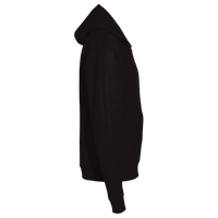 Bayside Unisex USA-Made Super Heavy Thermal Lined Full-Zip Hooded Sweatshirt, Black / Cream, Right Sleeve view