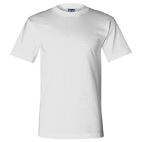 Bayside Unisex Union-Made T-Shirt, Ash, Front view
