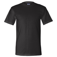 Bayside Unisex Union-Made T-Shirt, Black, Front view
