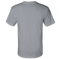Bayside Unisex Union-Made T-Shirt, Dark Ash, Back view